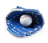CEHJZQRPL Left Hand Man Woman Baseball Training Outdoor Sports Brown Softball Practice Equipment Size 10.5/11.5/12.5 Gloves Adjustable And Comfortable(Blue 12.5 inch)