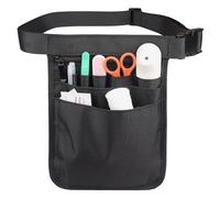 CEHJZQRPL Nurse Fanny Pack Fanny Pack Nursing Belt Organizer for Women Version Nurse Waist Bag Shoulder Pouch. Nurse Waist Bag(Black)