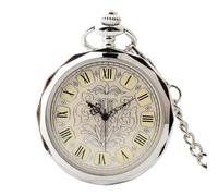 CEHJZQRPL Pocket Watch Classic Smooth Steel Mens Pocket Watch Xmas Gift