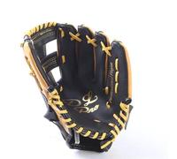 CEHJZQRPL Professional Baseball Gloves 11.5/12.5inch Youths Adults Genuine Leather Mitt Gear Softball Training Catcher Sports Batting(11.5Inch Left Hand)