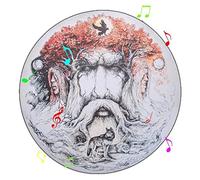 CEHJZQRPL Shamanic drum 10 Inch Portable Wood Frame Drum Ethereal Great Sound Tongue Hand-made Hand Music Kit