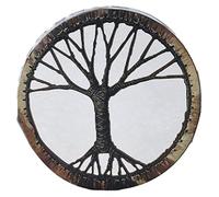 CEHJZQRPL Shamanic drum Ethereal Drum Tree of Life Shaman Hand-made Hand Home Decor Frame Drums for Boys and Girls Snare