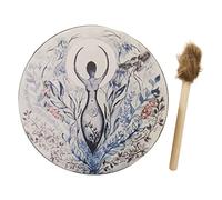 CEHJZQRPL Shamanic drum Hand-made Drum, Shaman for Decorative Crafts Tongue God Music Instrument Kit Hand for Adult