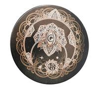 CEHJZQRPL Shamanic drum Hand-made Drum, Trendy Shaman Tree of Life Sound Tool Hand for relax Ethereal