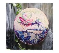 CEHJZQRPL Shamanic drum Hand-made Ethereal Drum Music Ornaments Hand Adult Sound Decoration Snare Frame Drums