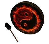 CEHJZQRPL Shamanic drum Spiritual Bass Drum Ethereal with Sticks Hand for Boys and Girls Frame Drums