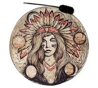 CEHJZQRPL Shamanic drum With Drum Sticks Ethereal and Hand Sound Therapy Snare Decorated Frame Drums