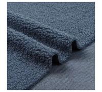 CEHJZQRPL Sherpa Fleece Fabric Material Soft Curly Woolly Pile Fleece Fabric Polyester Polar Fleece Fabric Soft Plush Material Shaggy Craft Faux Fur Fabric, 50x160cm(Blue grey)