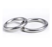CEHJZQRPL Stainless Steel Seamless Ring Circle O-Ring 304 Metal Welded Round Rings Suitable for Craft Project Sewing Decorations, 2Pcs(Wd:16mm,ID:120mm)