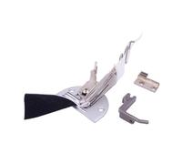 CEHTK Sewing Machine Overlock Presser Foot, Sewing Machine Overlock Binding Tool, Sewing Machine Edges Binder Attachment Silver