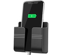 CEI&BPY Wall Mount Phone Holder, Phone Stand with Self Adhesive. Phone Holder for Shower, Charging and RV for iPhone and Android (Grey)