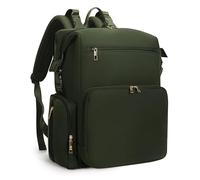 CEI-CEI Neoprene Diaper Bag Backpack with Changing Pad, Large Newborn Baby Maternity Bags Travel Tote with Insulated Pockets, Army Green, M, Fashion