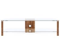 Ceiba Clear Glass 150cm TV Stand - ADCE1500-WAL