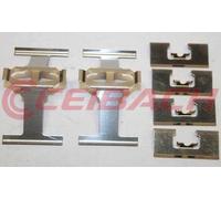 Ceibach Rear Brake Pad Fitting Kit Fits Honda MG Rover 200 25 400 45 Civic Jazz
