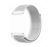 CeiBand 18 mm, 20 mm, 22 mm Straps, Quick Release, Sport, Breathable Nylon Watch Straps, Replacement Watch Band with Fastener, Adjustable Watch Bracelet for Men and Women - 18mm White