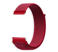 CeiBand 18 mm, 20 mm, 22 mm Straps, Quick Release, Sport, Breathable Nylon Watch Straps, Replacement Watch Band with Fastener, Adjustable Watch Bracelet for Men and Women - 22mm Red28#