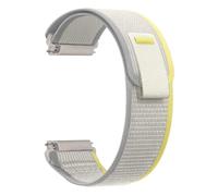CeiBand 20mm Nylon Strap Compatible with Amazfit Active 2/Active/GTR Mini/GTR/GTS 4/3/2e/2, Nylon Sports Watch Straps for Men Women, Replacement Bracelet Compatible with Amazfit Bip 3 Pro - White