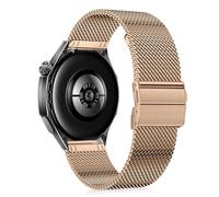 CeiBand 22mm Metal Straps Compatible with Huawei Watch GT6 Pro/GT 6 46mm/GT5/Watch5/4/3/Ultimate/Buds, Stainless Steel Watch Band, Men Women Bracelet for Xiaomi Watch S4/S3/5 Active - Rose gold