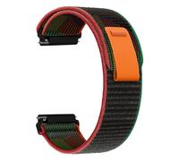 CeiBand 22mm Nylon Strap for Amazfit Bip 6/Bip 5/GTR 4/3 Pro/3/2e/2, Nylon Sports Watch Straps Men Women, Replacement Bracelet Compatible with Amazfit Cheetah/Balance - Redblack#6