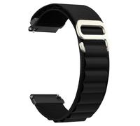 CeiBand Alpine Loop Watch Strap Compatible with 20 mm 22 mm, G-Hook Stainless Steel Metal Buckle Nylon Sports Bracelet Quick Release Replacement Strap for Men Women - (20mm black)