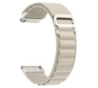 CeiBand Alpine Loop Watch Strap Compatible with 20 mm 22 mm, G-Hook Stainless Steel Metal Buckle Nylon Sports Bracelet Quick Release Replacement Strap for Men Women - (20mm starlight)
