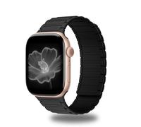 CeiBand Magnetic Straps Compatible with Apple Watch 49mm 46mm 45mm 44mm 42mm, Silicone Sport Bracelet, Remplacement Wristband for iWatch Series 11 10 9 8 7 6-1 Ultra3 SE3 - Black
