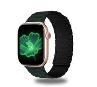 CeiBand Magnetic Straps Compatible with Apple Watch 49mm 46mm 45mm 44mm 42mm, Silicone Sport Bracelet, Remplacement Wristband for iWatch Series 11 10 9 8 7 6-1 Ultra3 SE3 - Military Green