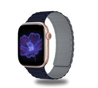 CeiBand Magnetic Straps Compatible with Apple Watch 49mm 46mm 45mm 44mm 42mm, Silicone Sport Bracelet, Remplacement Wristband for iWatch Series 11 10 9 8 7 6-1 Ultra3 SE3 - Dark Blue