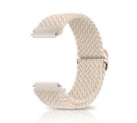 CeiBand Nylon Strap for 19 mm, 18 mm, 20 mm, 22 mm Lug Width, Elastic Quick Release Sport Replacement Wristband, Soft Comfortable Breathable Bracelets for Men and Women -19mm Apricot