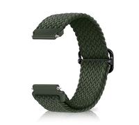 CeiBand Nylon Strap for 19 mm, 18 mm, 20 mm, 22 mm Lug Width, Elastic Quick Release Sport Replacement Wristband, Soft Comfortable Breathable Bracelets for Men and Women -19mm Olive Green