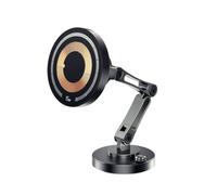 CEIKOPQS Car Phone Mount For Iphone 15 14 Universal Holder Stand Essager 15W Magnetic Wireless Car Phone Holder Telescoping 360 Degree Car Mount(Charging Style)