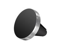CEIKOPQS For IPhone 14 13 12 For XR Universal Air Vent Magnetic Car Phone Holder Magnet Smartphone Stand Cell GPS Support(Silver)