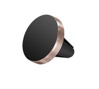 CEIKOPQS For IPhone 14 13 12 For XR Universal Air Vent Magnetic Car Phone Holder Magnet Smartphone Stand Cell GPS Support(Rose gold)