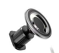 CEIKOPQS For IPhone 16-12 Universal 360°Rotatable Magnetic Car Phone Holder Instrument Panel Air Outlet GPS Phone Stand Mount(Air Vent Sliver)