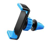 CEIKOPQS For IPhone Mobile Universal 360 Rotation Car Phone Holder Air Vent Mount Stand No Magnetic Car Smartphone Support Accessories(Blue)