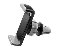 CEIKOPQS For IPhone Mobile Universal 360 Rotation Car Phone Holder Air Vent Mount Stand No Magnetic Car Smartphone Support Accessories(Grey)