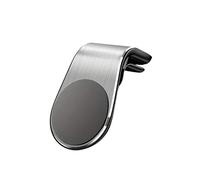 CEIKOPQS For IPhone Universal Magnetic Car Phone Holder Stand Air Vent Magnet Mount GPS Smartphone Mobile Support In Bracket(Silvery)