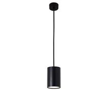 ceiling 18W Pendant Lights Long Tube Light Led Aluminum Cylinder Pipe Pendant Ceiling Lamp Decoration Study Cylinder Hanging Light for Living Room Bedroom Suspension Lights 10 * 15Cm,Black,Warm L