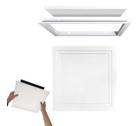 Ceiling Access Door Drywall Hole Cover, Concealed Spring Loaded Access Panel, Plumbing Hiding Cover with Removable Galvanised Panel, Hidden Plumbing Access Door(6x8in/15.2x20.3cm)