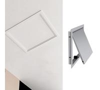 Ceiling Access Door Panel Spring Loaded, Square Metal Access Hole Cover Plate, Hidden Electrical Cables Wiring Meter Pipe Revision Hole, Attic Basement Exit Covers(Gray,20 * 20cm/7.9 * 7.9in)
