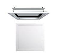Ceiling Access Panel 150x150mm to 500x500mmWhite Electric Junction Box Cover for Ceiling Bathtub & Fuse Box Easy Installation Perfect for Home Renovation