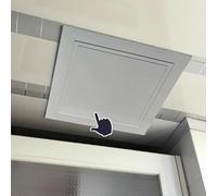 Ceiling Access Panel Spring 8x8 4x4 12x12 16x16 18x18, Drywall Access Door for Hidden Plumbing/Electrical, Wall Hole Cover for Cable(Light Gray,12x12cm/5x5in)