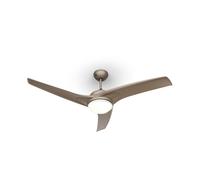 Ceiling Air Fan 3 Blade 52" 55W Lamp Light 2 x 42W Remote 3 Speed Quiet Titanium