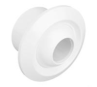 Ceiling Air Vent Grille Cover, 1Pc White ABS Circular Spherical Nozzle Valve, Adjustable Airflow Noise Reduction For Airport Central Ventilation(100Q)
