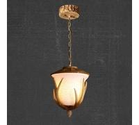ceiling American Country Vintage Style Antler Chandelier,1 Faux Resin Deer Horn Pendant with Frosted Glass Farmhouse,Retro Ceiling Light for Kitchen,Cafe,Loft,Home Fixtures Han