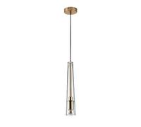 ceiling American Industrial Long Clear Light Crystal Lighting Fixture, E27 Chandelier, Dining Room Cafe Bedroom Den Kitchen Island Bar