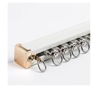 Ceiling and Wall Mount Curtain Track System with Rollers Perfect for Rustic Homes and Outdoor Spaces (White 600 cm 4 x 150 cm)