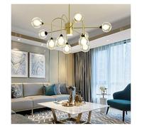 ceiling Black Industry Chandelier Glass Shades for Dining Bedroom Living Room Kitchen Flush Mount Ceiling Light Fixture with G9 Lights Stylish and Elegant Lighting Solution