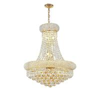 ceiling CeilingChandeliers, Lighting Crystal Chandelier French Empire Pendant Light Royal Cut Hanging Lamp 19.68",for Hallway, Living Dining Room, Study, Bedroom, Foyer