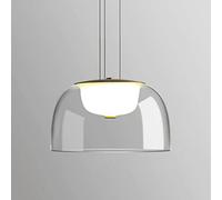 Ceiling Chaner, Creative Personality Ring Butterfly Hanging Lamp LED Living Room Chaner Light Luxury Crystal Pendant Light Restaurant Bedroom Modern Household Decor Chandel (50cm Warm light)